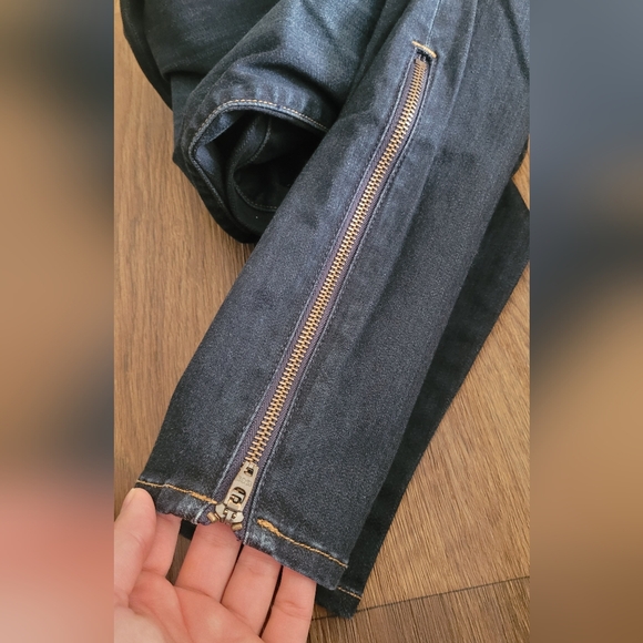 Vtg GAP 1969 legging jean zipper detailed denim Women's size 6R. Blue jean. - Picture 5 of 10